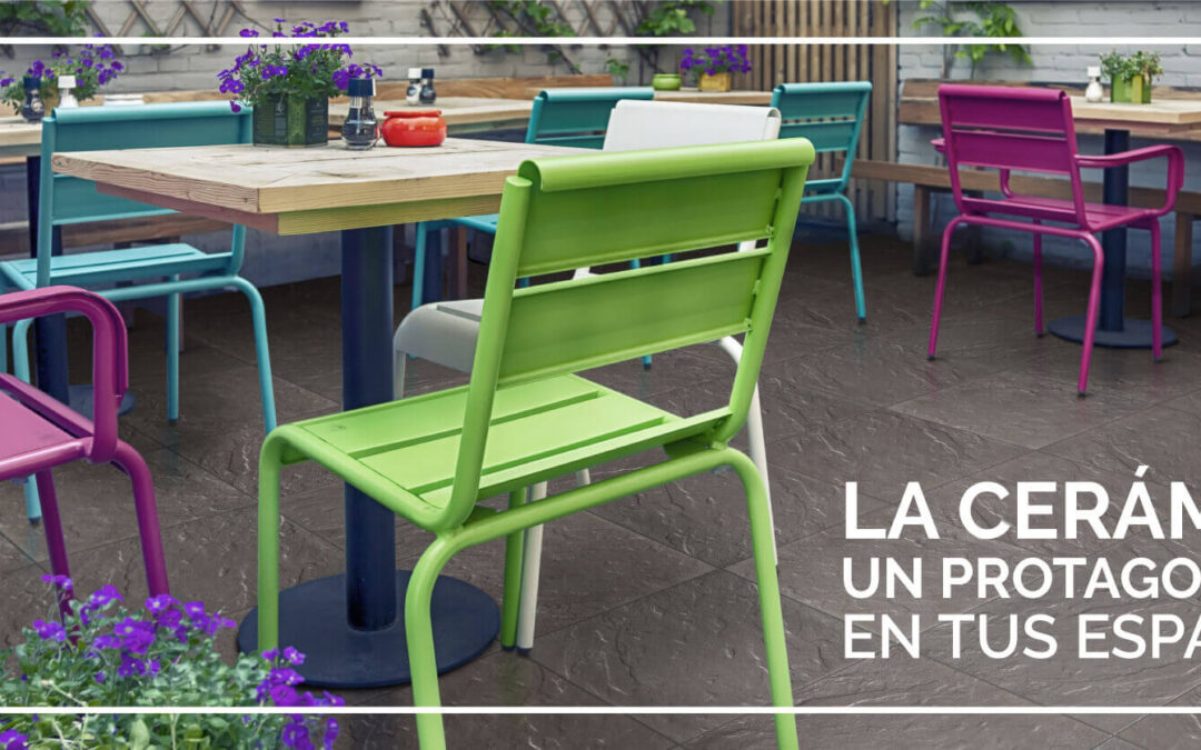 Las cerámicas son protagonistas en todos tus Espacios Exteriores