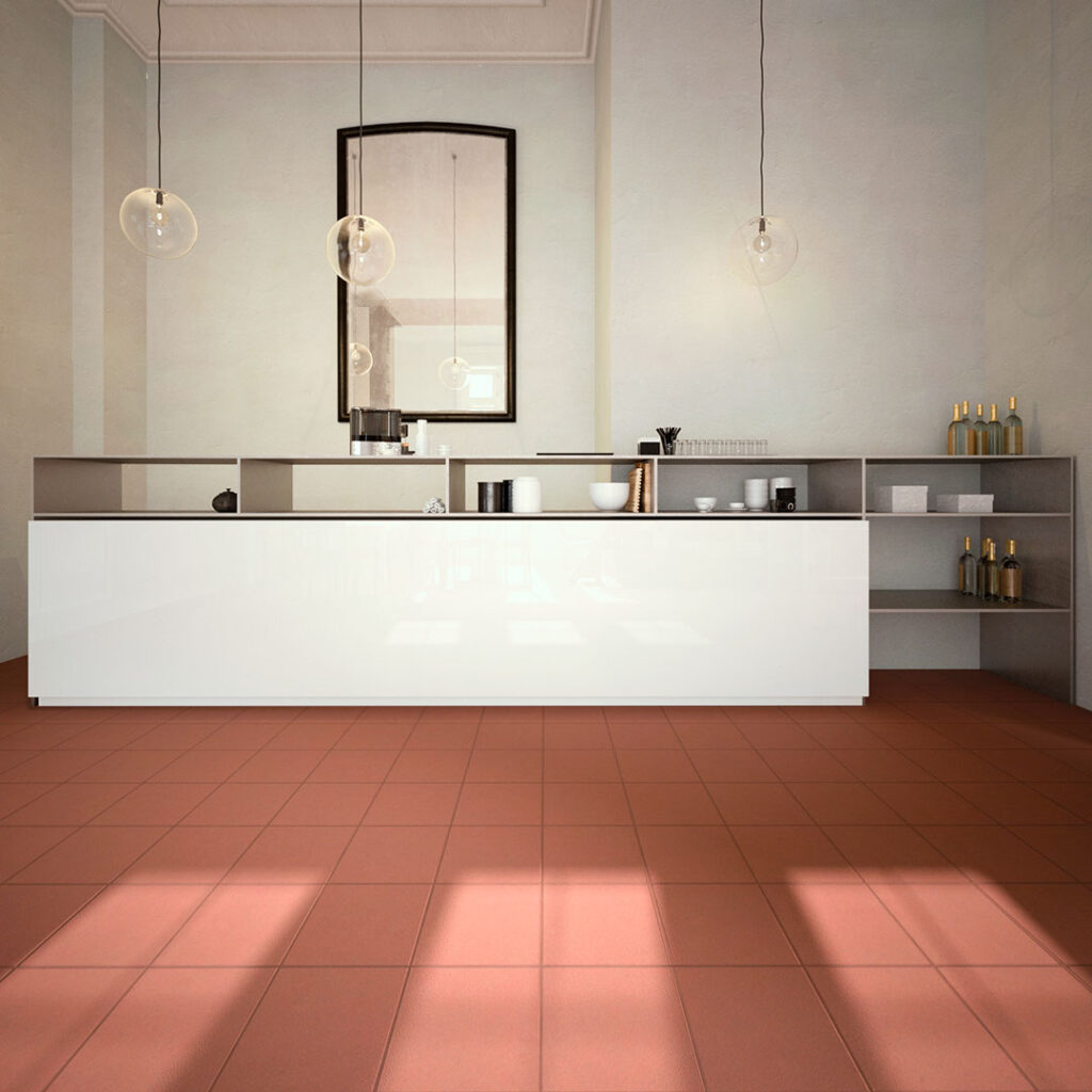 Baño con tablón en gres